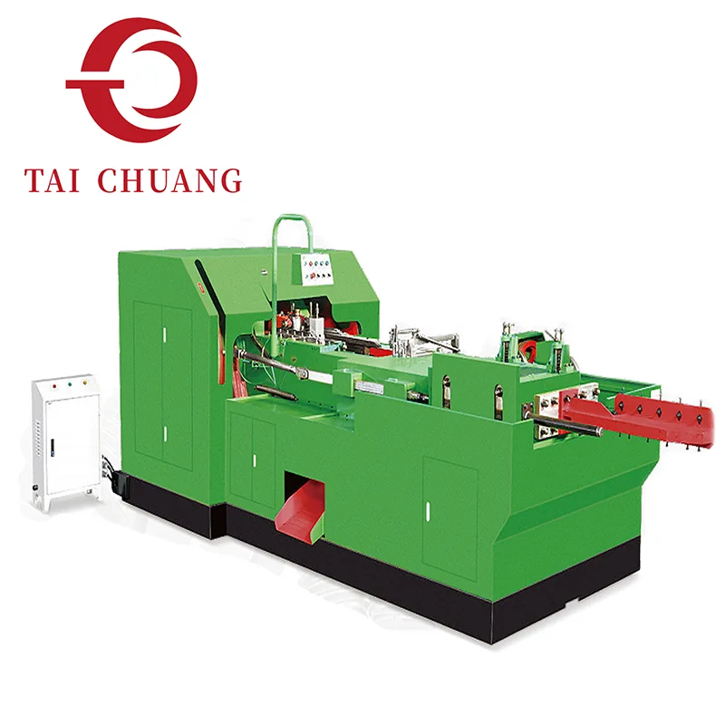 Máquina de cabezal en frío de gran tamaño, carrera larga, 1 troquel y 2 golpes