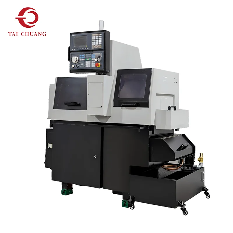 Torno tipo suizo de 3 ejes