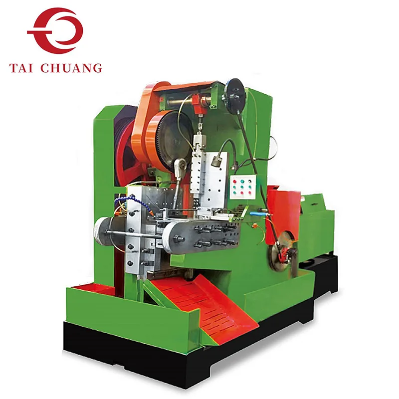 Máquina laminadora automática de corte y roscado