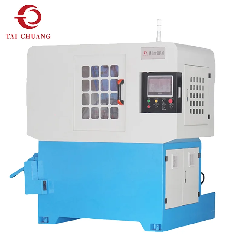 Máquina roscadora de tuercas alternativa vertical con orificio ciego