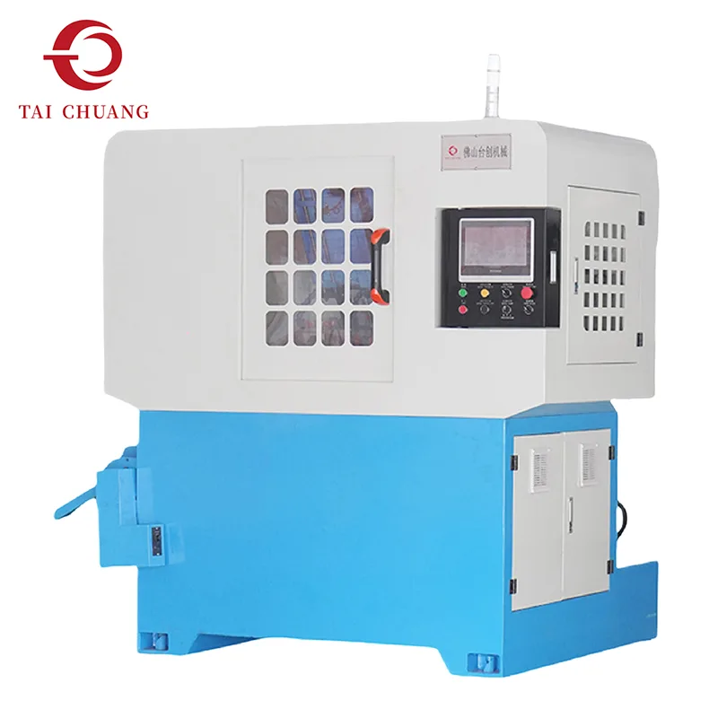 Máquina roscadora de tuercas alternativa vertical con servomotor